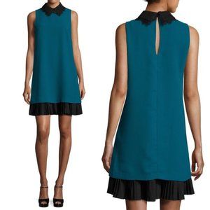Nanette LaPore Sleeveless Lace Collar Shift Dress